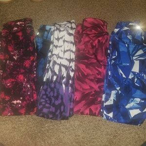 Bundle of 4 fitness leggings
